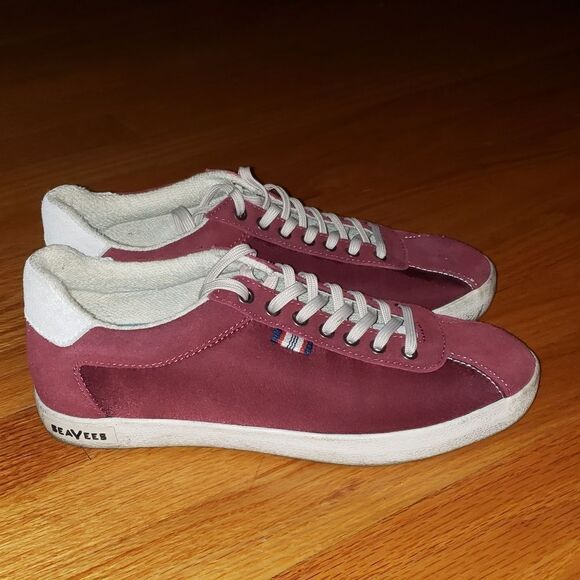 Seavees Red Expo Sneakers Womans Size 8.5 - Picture 1 of 9